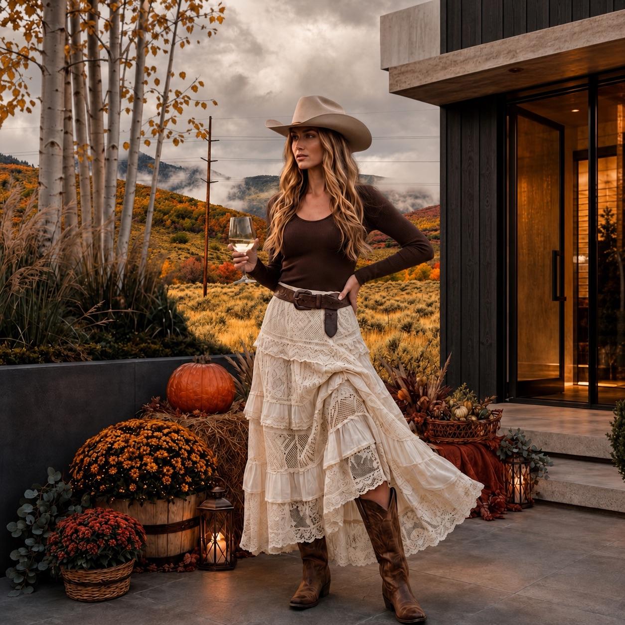 Cozy Moments Among the Pumpkins