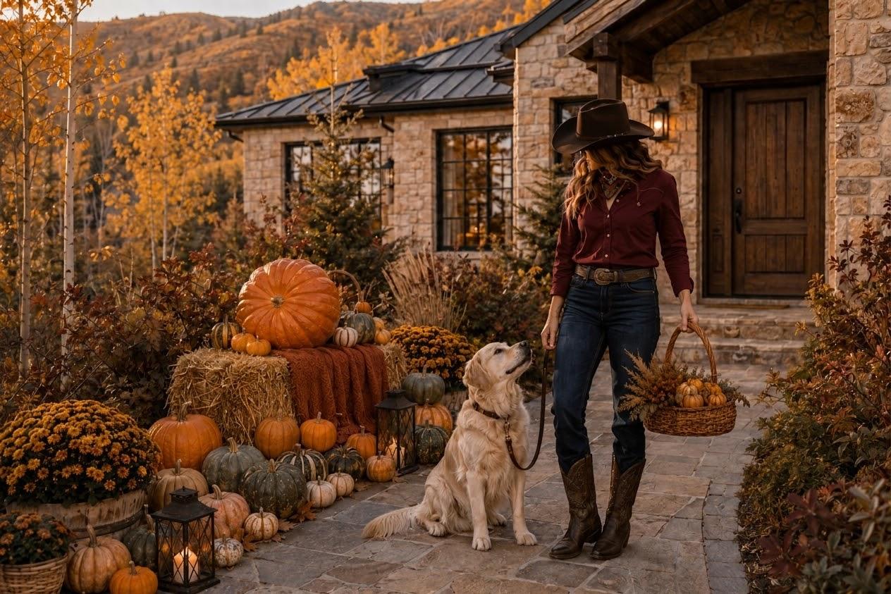 Cozy Moments Among the Pumpkins